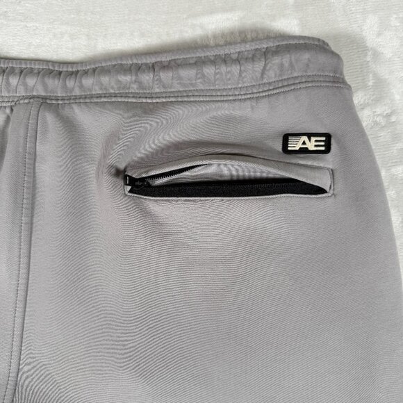 American Eagle Shorts Men Size XL Gray Drawstring Stretch 7 in Inseam Chino EUC - Picture 13 of 13